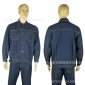 厂家****服现货订货批发 8安 全棉牛仔长袖工作服(普洗水)