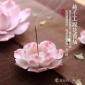莲花香托香插香座线香插卧香线香炉陶瓷香座香盘香台点香器檀香炉